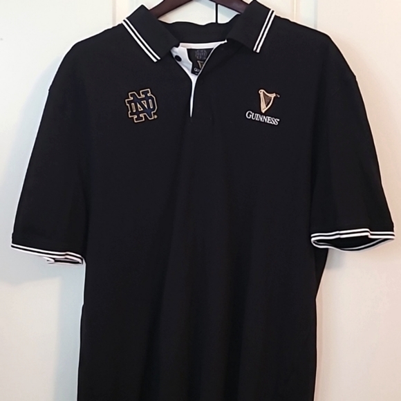 Guinness Shirts Guinness Polo Shirt Xl Notre Dame Guinness Collaboration Poshmark